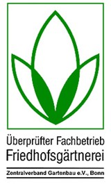 Überprüfter fachbetrieb Friedhofsgärtnerei